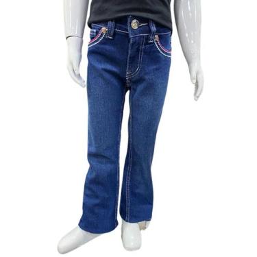Imagem de Calça Jeans Infantil Meninas Docks 34244, Jeans escuro, 8