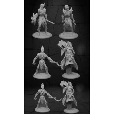 Imagem de Miniaturas Esqueleto Detalhadas Resina Kit 6 - Congratulations Store