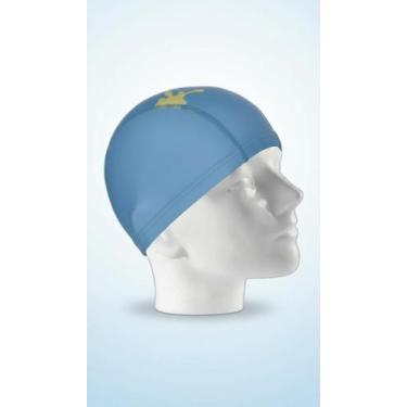 Imagem de Touca de Natação Infantil Estampa Divertida Azul - Congratulations Sto