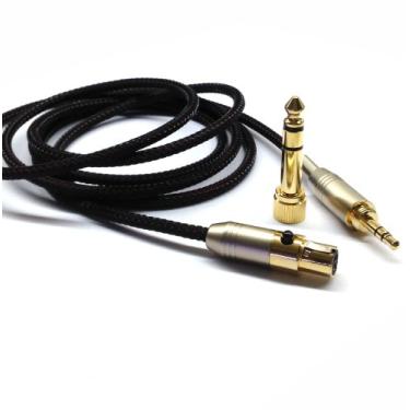 Imagem de 1,2 m / 1,5 m / 2 m / 3 m Novo cabo de atualização de substituição para AKG K141 K171 K181 K240 Pioneer HDJ-2000 fone de ouvido, the same , 1.2m