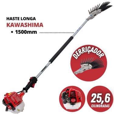 Imagem de Derriçadeira Profissional com Motor Kawashima Plus M-260PS 25,6cc á Gasolina 2 Tempos,...