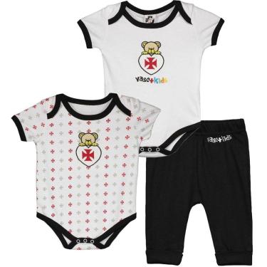 Imagem de Conjunto Infantil - Vasco da Gama Bebê 2 Bodies + Calça Urso