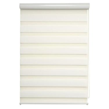 Imagem de Cortina Rolo Dia e Noite Branco 160X165cm Just Home Collection