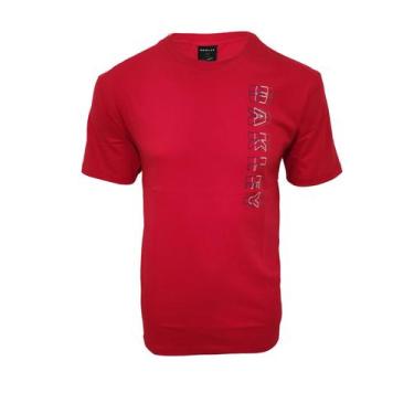 Imagem de Camiseta Oakley Collegiate Graphic Masculina - Vermelho