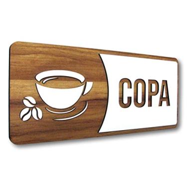 Imagem de Placa De Sinalização | Copa - MDF 30x13cm