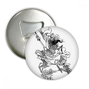 Imagem de Emblema multifuncional com emblema de ímã de geladeira, três reinos, da China, da Masterpiece Romance