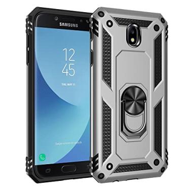 Imagem de Capa traseira compatível com Samsung Galaxy J7 Pro / J730 /J7 2017 capa para celular e suporte, com suporte magnético, proteção resistente à prova de choque compatível com Samsung Galaxy J7 2017