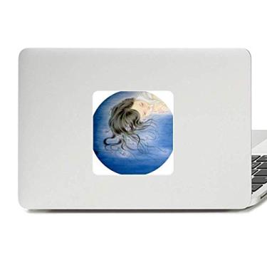 Imagem de Orquídea Fantasia Garota Estilo Chinês Decalque Vinil Paster Laptop Adesivo Decoração PC