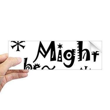 Imagem de DIYthinker Adesivo retangular com citação This Might Be Wine para notebook e janela