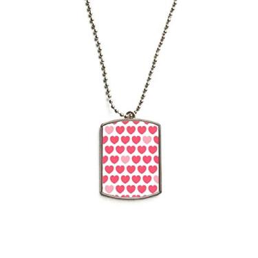 Imagem de Colar para animais de estimação com pingente de corrente de aço inoxidável para o Dia dos Namorados