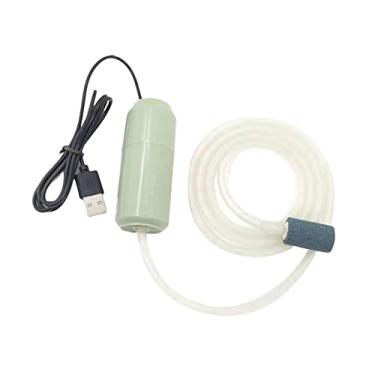 Imagem de Bomba de Ar Portátil para USB Aerador para Tanque de Peixes Mini Bomba Acessórios para, VERDE