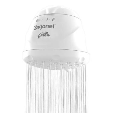 Imagem de Ducha Linea 3Temperaturas Branca – Zagonel | 220V 5500W Cód. DLN3T55220BR01