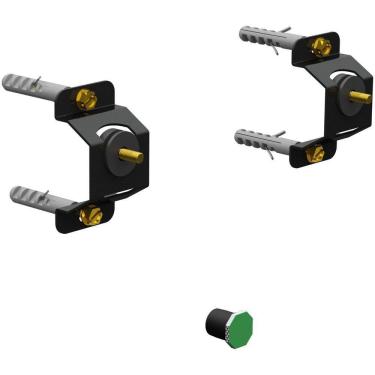 Imagem de Suporte Universal Fixo Tv 10&quot;a65&quot; Todos Vesa Roldana - Preto