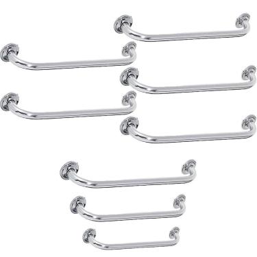 Imagem de Alça Barra De Apoio Kit 80cm 60cm 40cm 30cm Segurança Anti Queda Gestante Idoso Criança Cadeirante