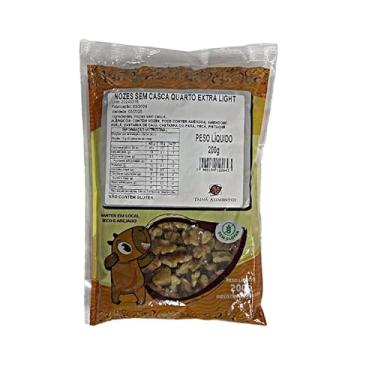 Imagem de Nozes Extra Light Quarto Sem Casca Tainá Alimentos 200g