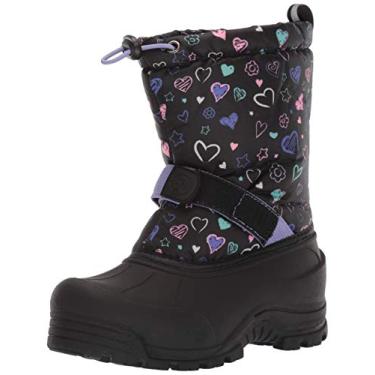 Imagem de Bota de Inverno Infantil Northside Boys Meninas/Crianças Pequenas/Crianças Grandes Frosty, Black/Purple, 5 Toddler