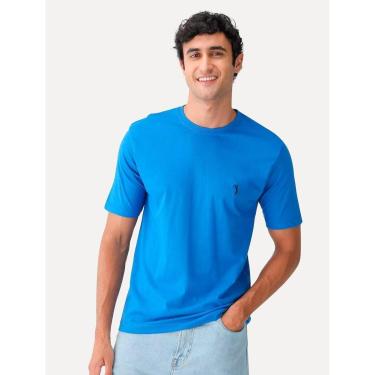 Imagem de Camiseta Aleatory Masculina Dark Grey Icon Azul Royal-Masculino