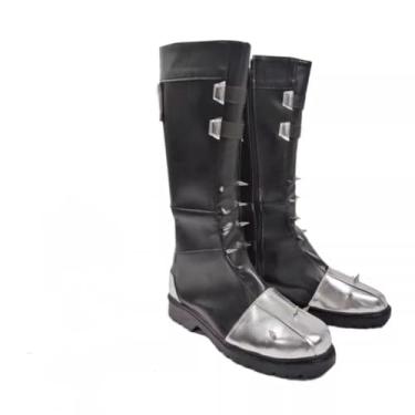 Imagem de COSGOGO Breach Erik Torsten Sapatos Cosplay para Game Cos Botas Longas Halloween Feminino Personalizado Anime, Tamanho feminino, 35
