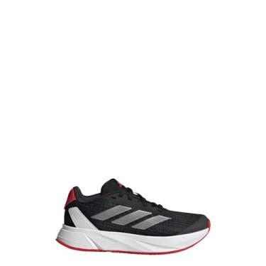Imagem de adidas Tênis de corrida unissex infantil Duramo Sl, Core Black/Iron Metallic/Better Scarlet, 17