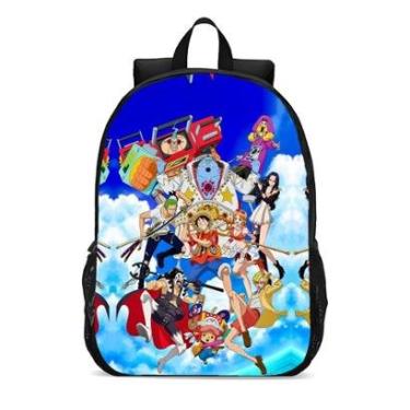 Imagem de MOCHILA ESCOLA INFANTIL JUVENIL ANIME ONE PIECE-Unissex