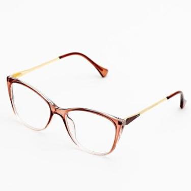 Imagem de Armação Óculos de Grau Feminina Acetato Gatinha/ Anita- Óculos Sunrise-Feminino