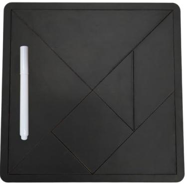 Imagem de Brinquedo Tangram Montessori Didatico Quebra-Cabeça Desenhar