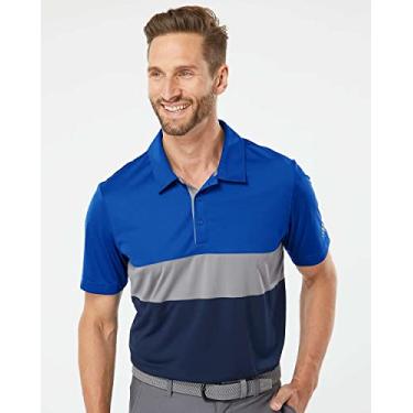 Imagem de Camisa esportiva masculina Merch Block (A236), Collegiate Royal/ Grey Three/ Collegiate Navy, Large