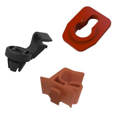 Imagem de Kit Fixação Grampos Presilhas Da Haste Vareta Capô Punto Linea - PCFIX