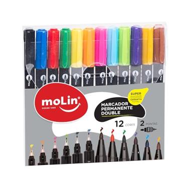 Imagem de Canetas Artisticas Dual Point Bolsa c/ 12 Cores