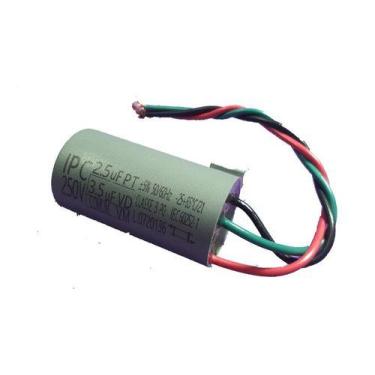 Imagem de Capacitor P/ Ventilador De Teto 3 Fios 6uf (2,5+3,5uf) 250v (976) - IP