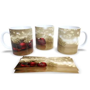 Imagem de Canecas de Porcelana Branca Personalizadas Natal 7 (Mod.130)