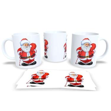 Imagem de Canecas de Porcelana Branca Personalizadas Papai Noel (Mod.20)