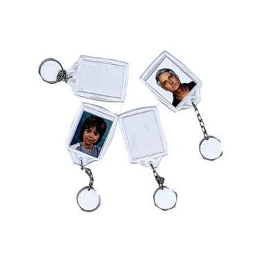 Imagem de Kit De 70 Chaveiro Amuleto 3X4 Lembrancinha Carro Casa Moto - Geral