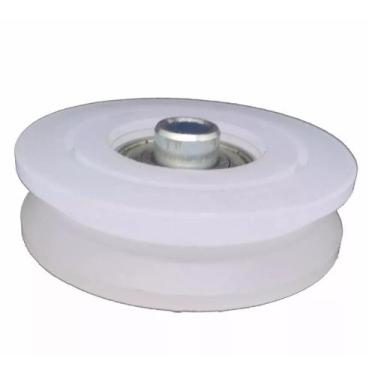 Imagem de Roldana Portão De Correr 1 1/2 Polegadas Nylon Canal V 2 Un - Metalpar