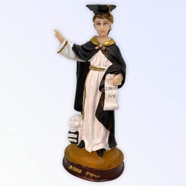 Imagem de Meta Atacado, Santos Católicos em Resina 15 cm-Selecione o Santo Cor:Santo Ivo
