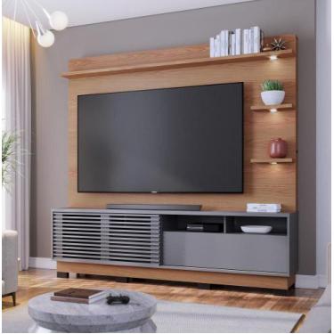 Imagem de Home Theater Campeche com 1 Porta deslizante Brise e 3 Spot de Led Fre