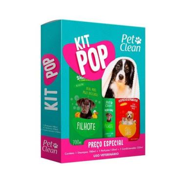Imagem de Kit Pop Pet Clean Shampoo, Condicionador e Perfume