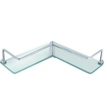 Imagem de Porta Shampoo Em L Transparente - CRISTAL METAIS