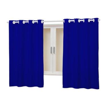 Imagem de Cortina de Janela Tecido Grosso OXFORD 2,50M x 1,40M para Sala Quarto 