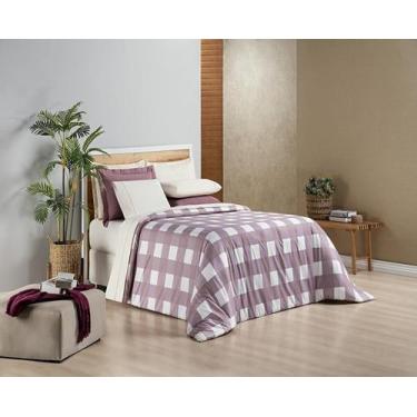 Imagem de Capa De Edredom Duvet Queen Dupla Face 200 Fios Varias Cores Rosê, Caq