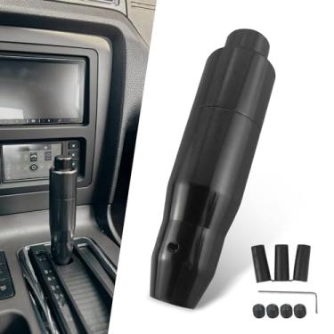 Imagem de getfay 1 manípulo de câmbio de carro, 14,5 cm de liga longa de 14,5 cm cabeça de alavanca de câmbio de acabamento fácil de segurar, acessório de modificação fácil de controlar com chave de parafuso