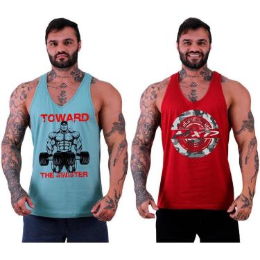 Imagem de Kit 2 Regatas MXD Conceito Cavada Masculina-Masculino