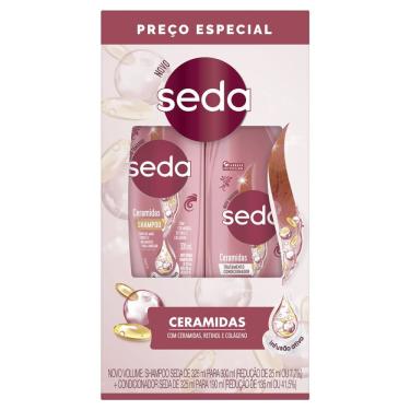 Imagem de Shampoo 300ml e Condicionador 190ml Seda Ceramidas