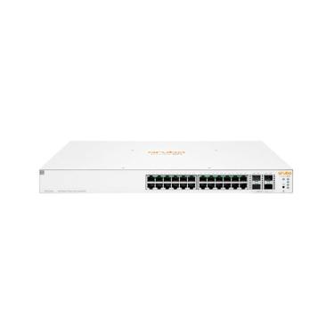 Imagem de Switch HPE Aruba 1930 24G POE 4x SFP 1/10Gbe RJ45 10/100/1000Mbp, Gerenciável 370W - JL684A