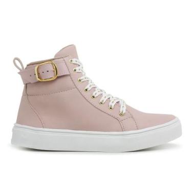 Imagem de Bota de Treino Feminina Gmm Shoes Leve Conforto Fitness Academia, Rosa