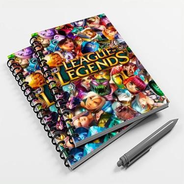 Imagem de Caderno Universitário 10 Mat Jogo League Of Legends - Premium