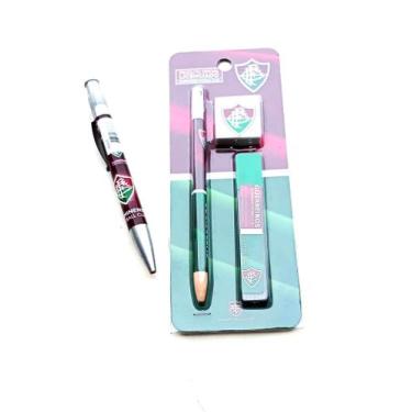 Imagem de Kit Lapiseira 2.0mm e cx 06 Grafites + 01 Borracha Fluminense Oficial 