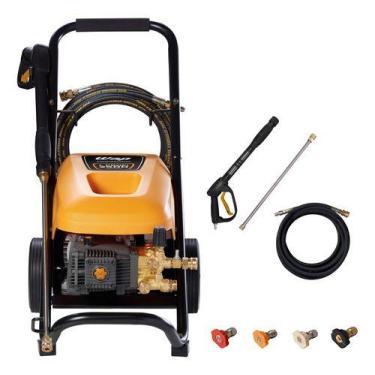Imagem de Kit Lavadora Wap De Alta Pressao E Acessorios 2500 Psi 220v, Amarelo, 