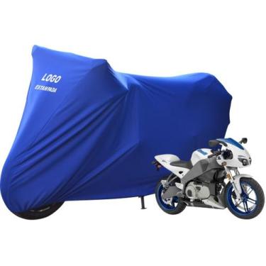 Imagem de Capa Cobrir Moto Buell Firebolt De Tecido Lycra - Mz, Azul