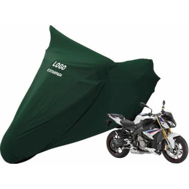 Imagem de Capa Para Proteger Moto BMW S 1000 R De Luxo - Mz, Verde